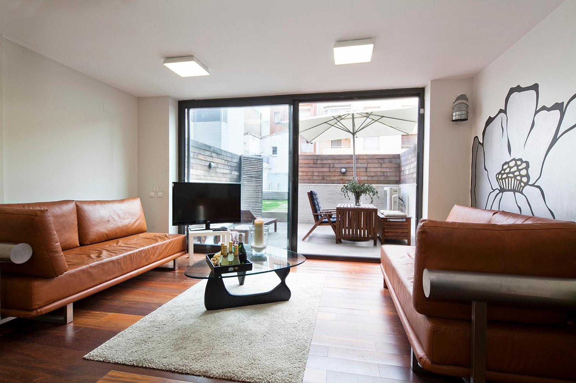My Space Emirates - Splendid Apartment With Terrace And Pool Near Park Gueell バルセロナ エクステリア 写真